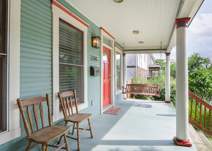 Charming With Garage, Hot Tub & Garden! Near Osu & Short North Columbus